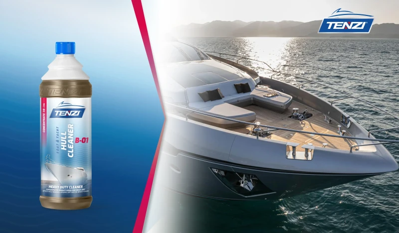 TENZI Boat Hull Cleaner 1L środek do czyszczenia zewnętrznej części kadłubów w łodziach i jachtach