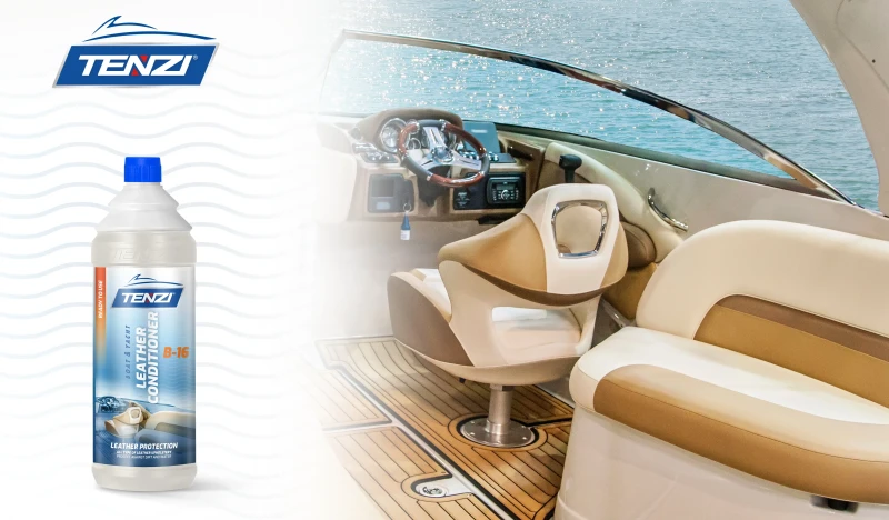 TENZI Boat Leather Conditioner 1L mleczko do impregnacji powierzchni skórzanych na łodziach i jachtach