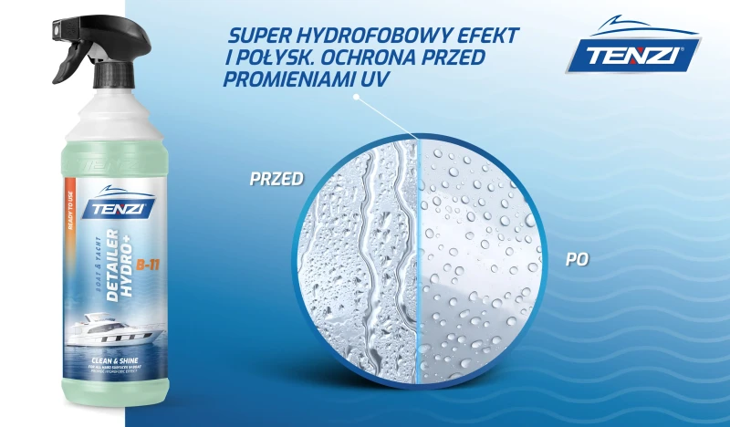 TENZI Boat Detailer Hydro+ 1L preparat do zabezpieczenia lakieru łodzi z powłoką hydrofobową