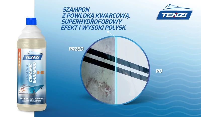 TENZI Boat Ceramic Shampoo 1L szampon z kwarcem powłoka hydrofobowa