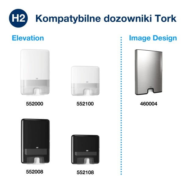 Tork Xpress H2 skompresowany miękki ręcznik w składce 4 panelowej A'2040