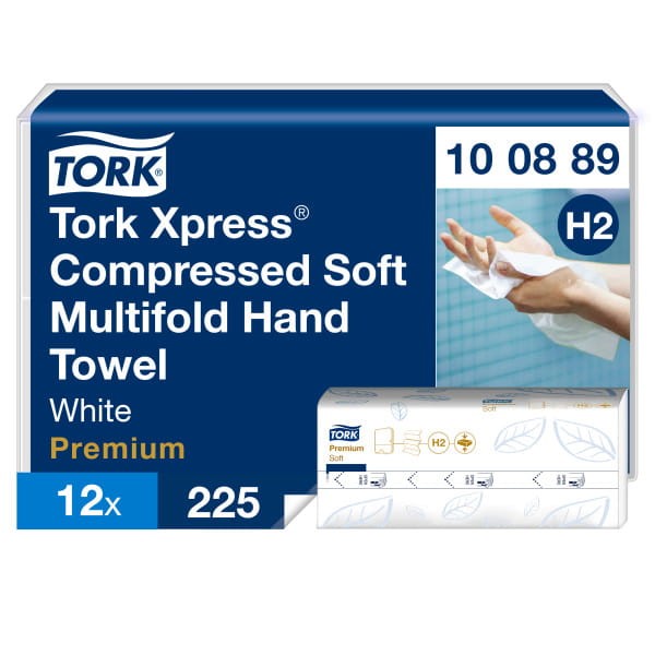 Tork Xpress H2 skompresowany miękki ręcznik w składce Premium A'2700