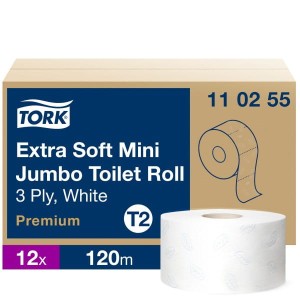 Papier toalet. TORK 110255 Mini Jumbo Premium 3W
