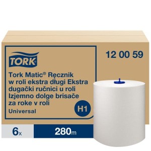 Ręcznik papierowy w roli TORK MATIC 280m 120059