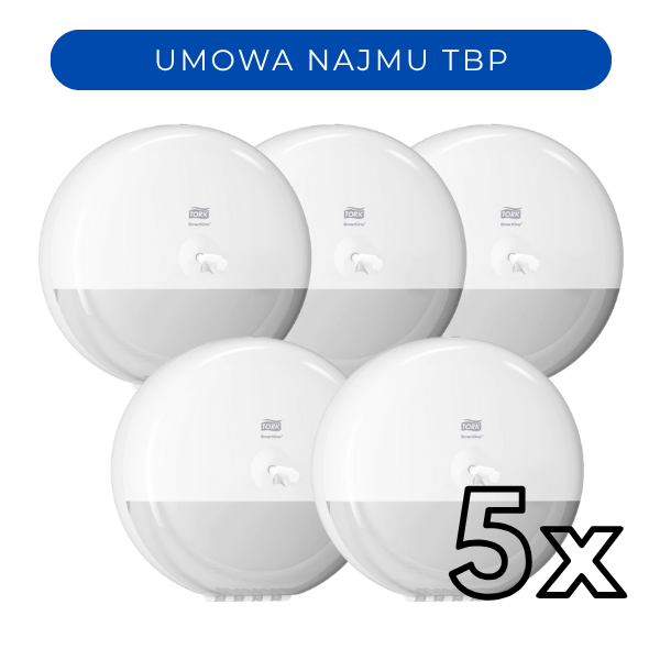 Tork SmartOne dozownik do papieru toaletowego T8 680000  Zestaw dozowników na umowę TBP 5szt
