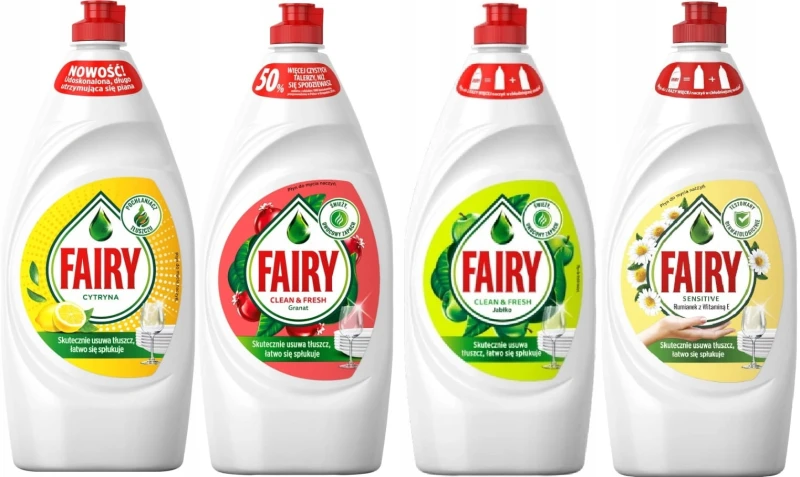 FAIRY  płyn do mycia naczyń 900ml mix