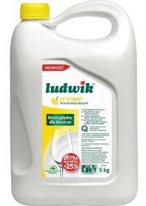 LUDWIK 5l płyn do naczyń Cytrynowy