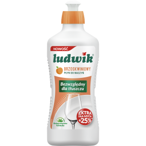 LUDWIK płyn do mycia naczyń 900g Brzoskwinia