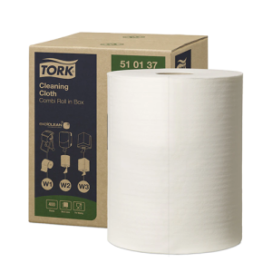 Czyściwo włókninowe białe TORK 510137 152mb W1/W2/W3