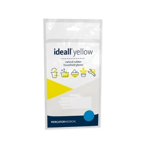 Rękawice gospodarcze gumowe IDEAL YELLOW rozm. L