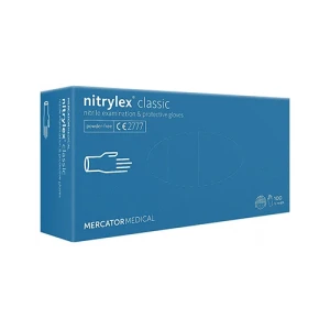 Rękawice nitrylowe L a'100 blue kobalt