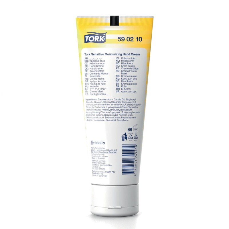Nawilżający krem do rąk TORK  skóra wrażliwa 75ml